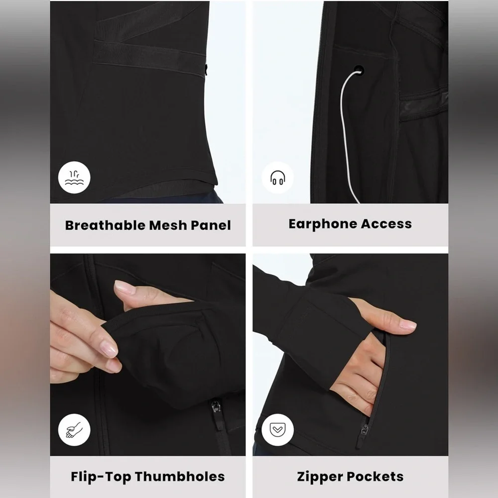 Slim Fit Workout Jacket - Picture 10 of 10
